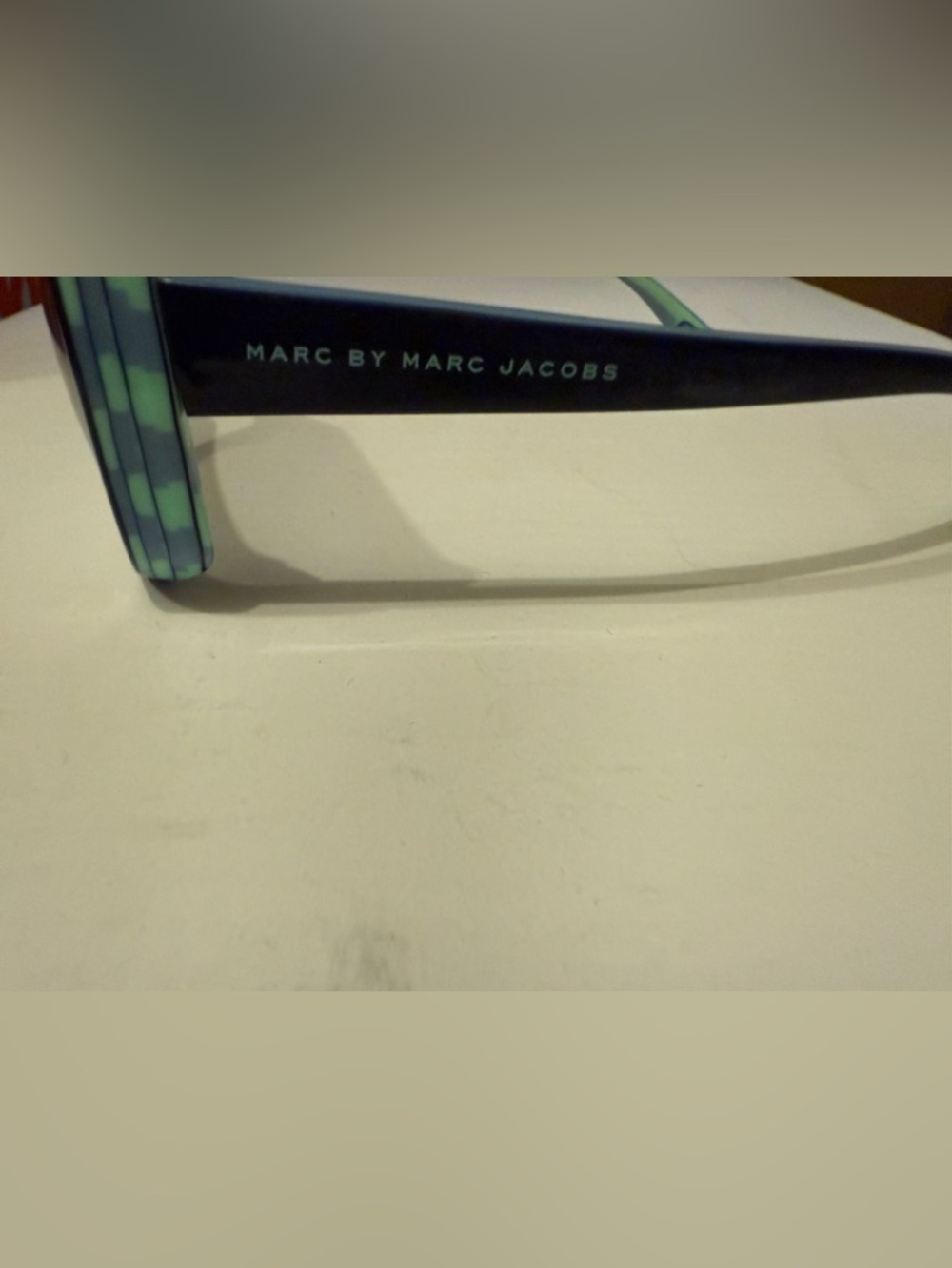 Marc by Marc Jacobs Sunglasses Green Gradient Oversized Chic Frames - Picture 7 of 9